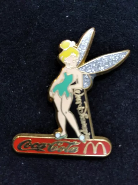 Pin Disney Mcdonalds Coca Cola Fantasy Tinkerbell Black