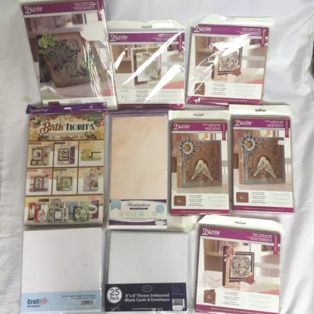 Joblot Card Toppers Background Designs Crafting Blank Cards Envelopes Hunkydory