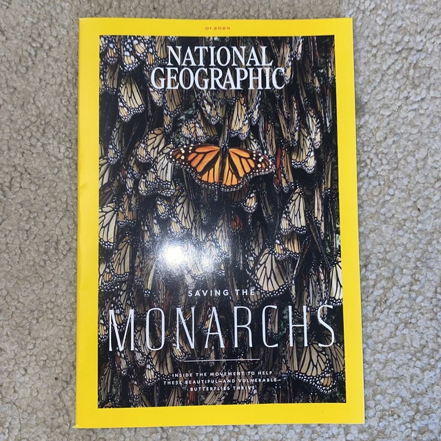 NATIONAL GEOGRAPHIC JANUARY 2025 Saving The Monarchs £3.97 PicClick UK