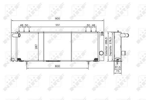 NRF Kühler, Motorkühlung  für JEEP