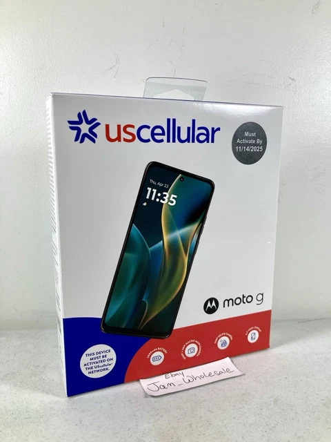 LOCKED TO US Cellular 2025 Motorola Moto G 5G 128GB 50MP Prepaid