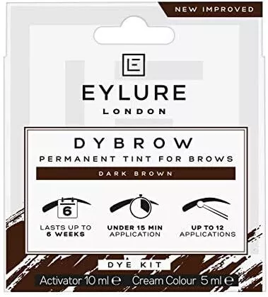 Eylure DYBROW Eyebrow Dye Kit, Dark Brown