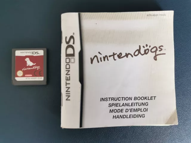 Nintendogs Dachshund & Friends Nintendo DS Game 2005 Cartridge and Manual only
