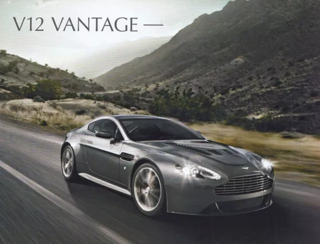 ASTON MARTIN Vanquish Rapide DB9 V8 V12 Vantage Prospekt Brochure 2013 37 2