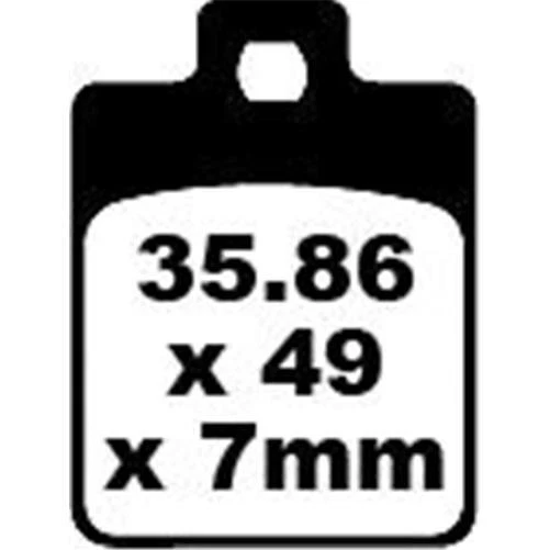 Adiva Scooters AD1 125 2014-2015 EBC Pastiglie freno anteriori SFA-HH SFA260H