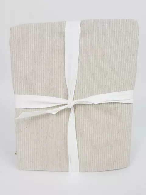 Pottery Barn Rory Textured Stripe Cotton Shower Curtain in Neutral NWOT Pottery Barn Rory Textured Stripe Cotton Shower Curtain in Neutral NWOT