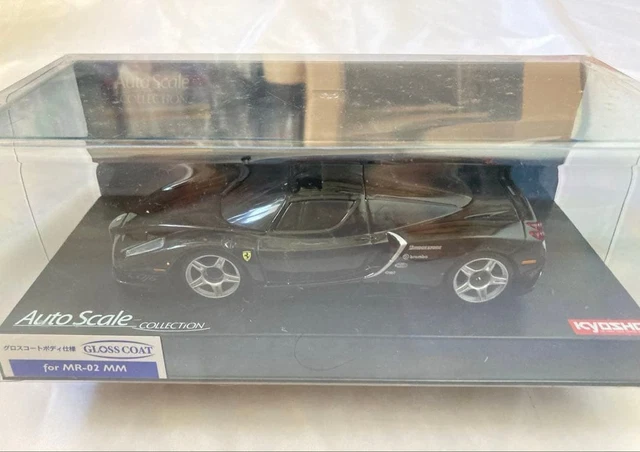 KYOSHO MINI-Z FERRARI Enzo Test Car MZX201TB Black ASC Body Shell Rare ...