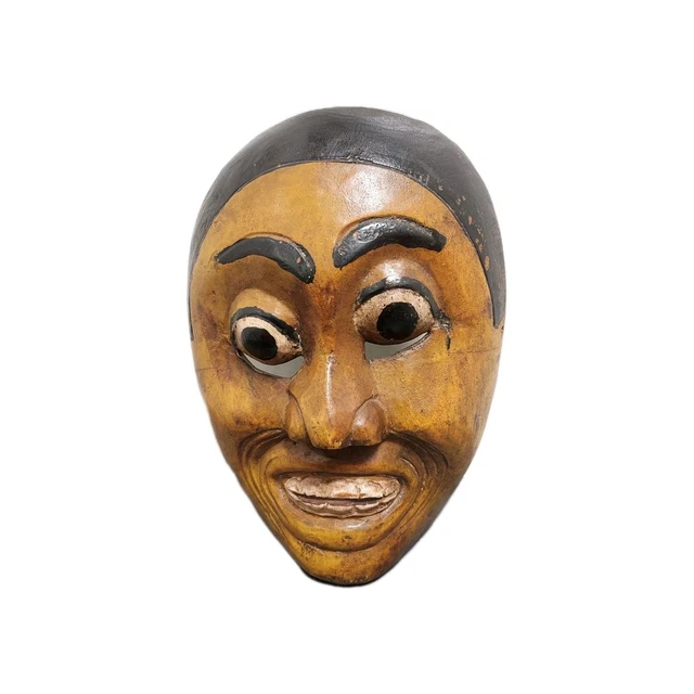 ANCIEN MASQUE THEATRE En Bois Peint Du Topeng – Indonésie EUR 95,00 - FR