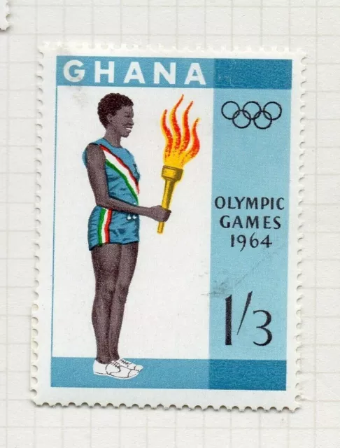 Ghana 1964 Early Issue Fine Mint Hinged 1S.3d. NW-167972