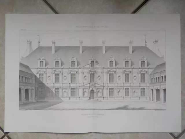 Gravure XIXe - Chateau de Bussy-Rabutin