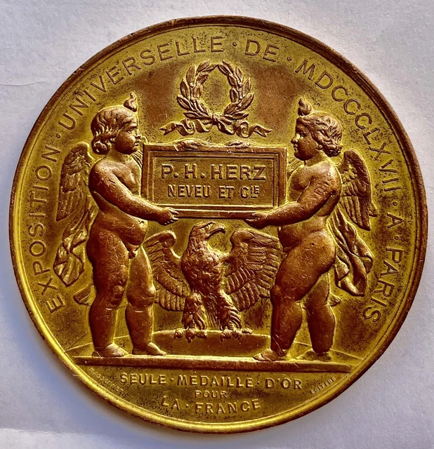 Médaille Exposition De Rennes 1887 – Métal – Collection – Française