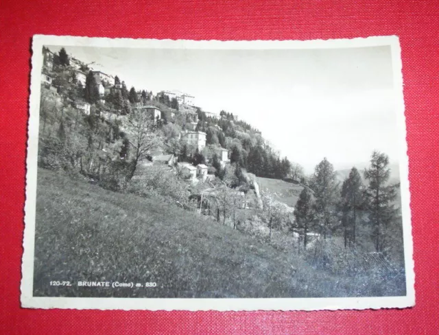 Cartolina Brunate ( Como ) - Panorama generale 1950