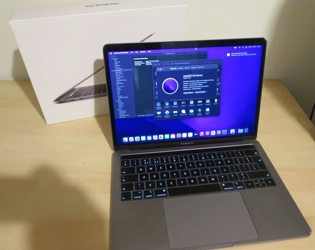 BOXED Apple MacBook Pro 13 inch i7 512GB SSD 16 GB RAM 2018 4 Thunderbolt 3 port