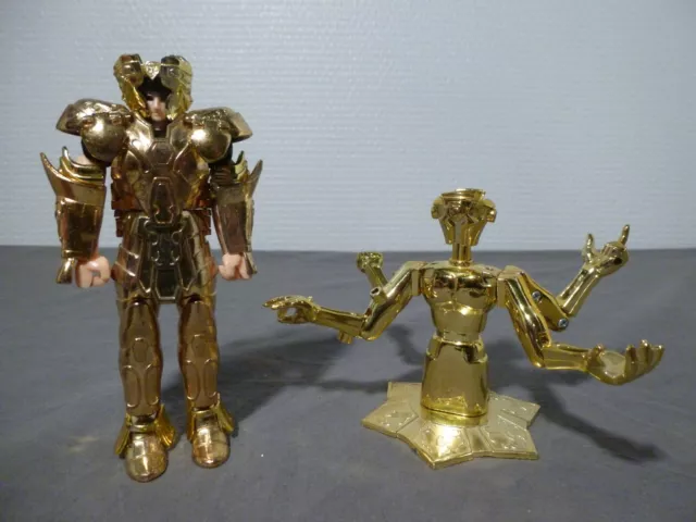 Figurine chevalier d'Or LION, les chevaliers du zodiaque complet 1987 Bandai