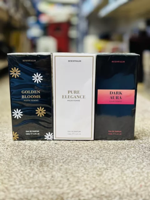 3 X SET Of Woman Perfume 100ml Black Busk Beau Reve And Sensuous
