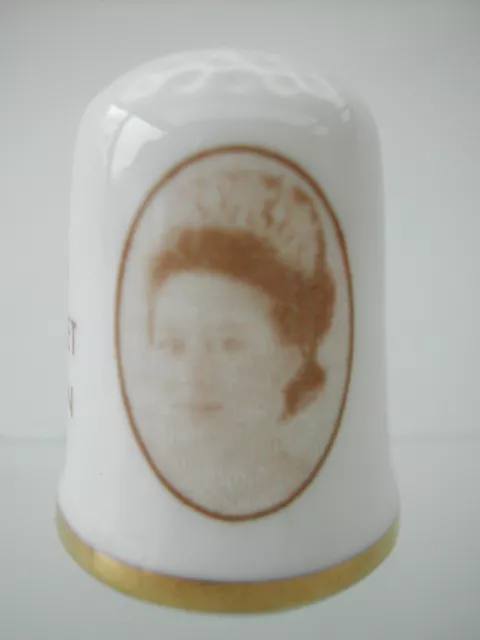 Dé à coudre porcelaine Thimble - ANGLAIS CAVERSWALL THE PRINCESS MARGARET