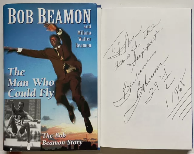 Bob Beamon signiert Buch Olympia México 1968 Autogramm Unterschrift Signed Orig.