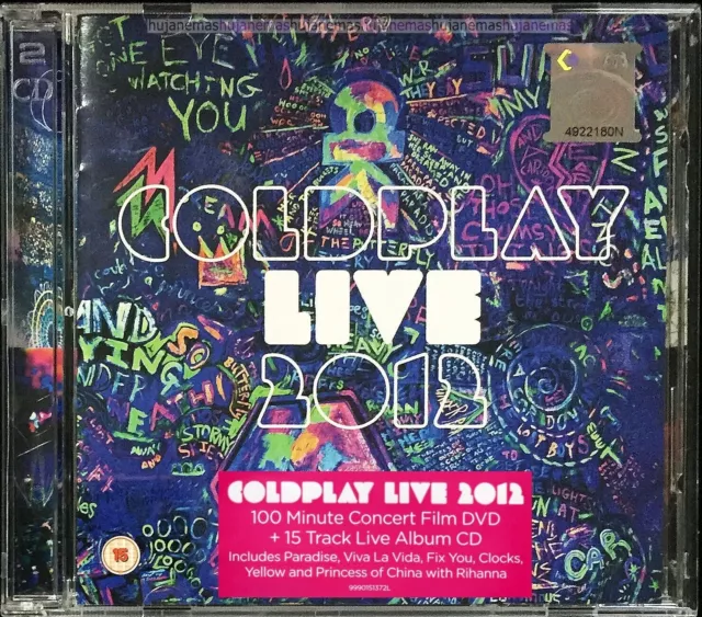 COLDPLAY LIVE 2012 MALAYSIA DELUXE Edition CD + DVD-9 SET - ALTERNATIVE ROCK