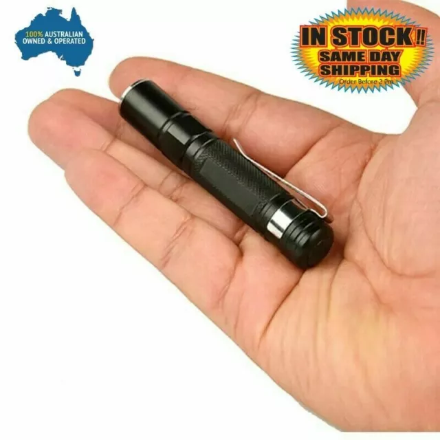 Mini TACTICAL FLASHLIGHT SMALL LED Torch Light Pen TINY Bright 1000 Lumes Light