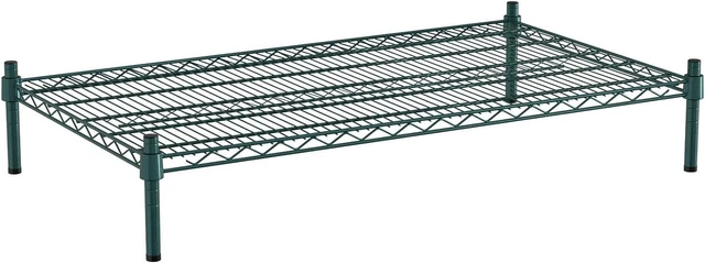 Krollen Industrial 24" x 42" NSF Green Wire Stationary 24 Inch Width,
