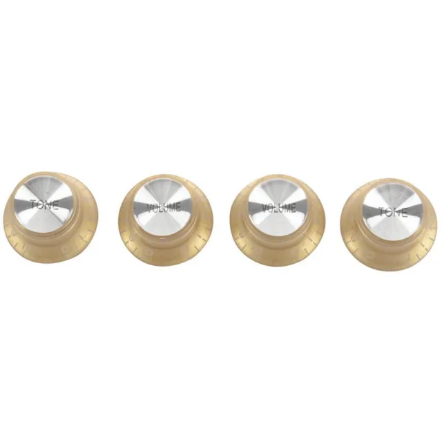 2X(Set Gold Top Hat Knob for  for  Gold Foil Button N8F3)8062