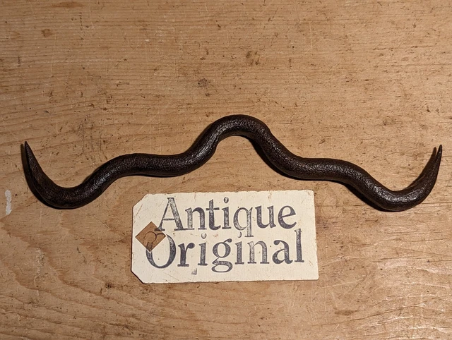 Genuine English Antique Wrought Iron Gambrel/Butchers/Game Hook~Meat/Beam~9 3/4"