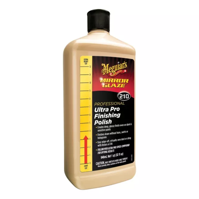 Meguiars M21032 Mirror Glaze Ultra Pro Finishing Polish, 32 oz.