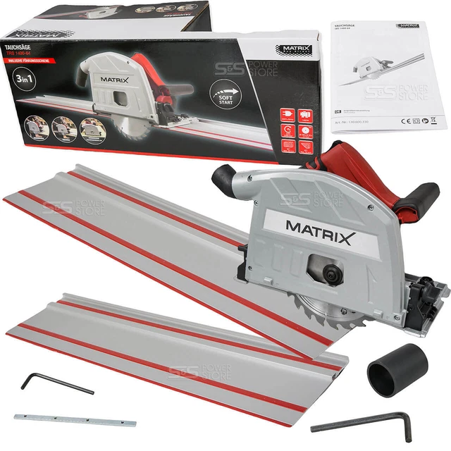 Trs Matrix SCIE CIRCULAIRE MANUELLE Matrix TRS 1400-64 avec 2 x rail de guidage ...