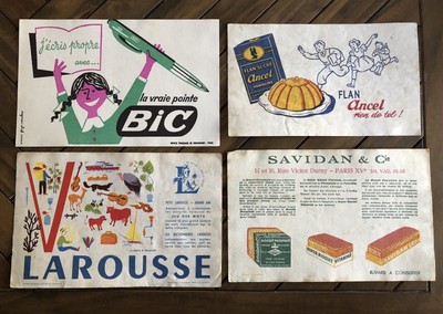 BIC Buvard vintage J'écris propre avec la pointe BIC  F 
