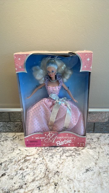 VINTAGE 1997 MATTEL 35th Anniversary Barbie Doll Walmart Exclusive