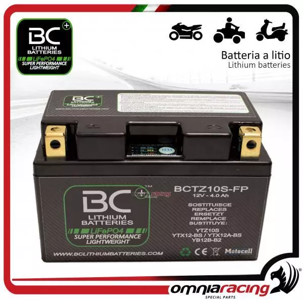 BC Battery moto lithium batterie pour Honda NT650V DEAUVILLE CBS 2002>2004