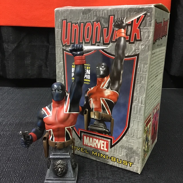 ✠ UNION JACK MINI-BUST / MARVEL UNION JACK MINI-BUST - Marvel - Bowen Designs - Limited