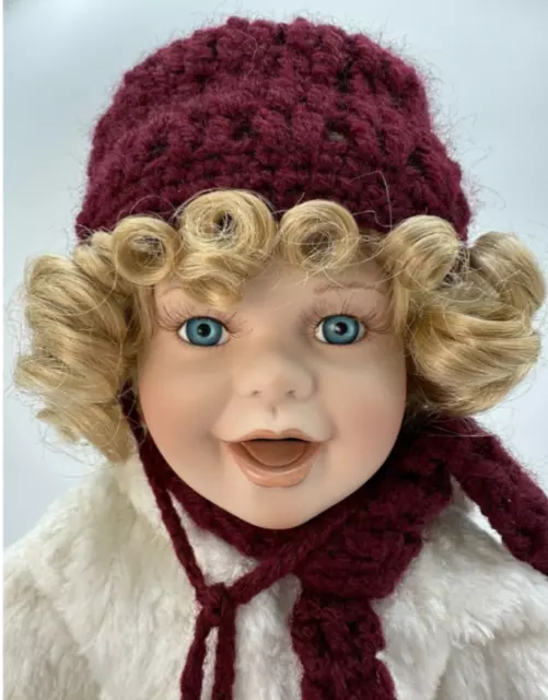 VTG Heritage Signature Collection Porcelain Doll Krista 12313 w/ Box - AS IS