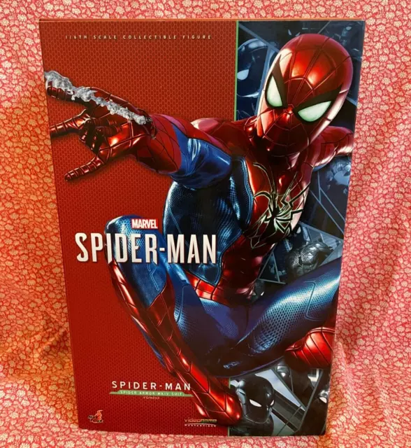 HOT TOYS VGM043 Marvel SPIDER-MAN Spider Armor MK IV SUIT 1/6th Scale Figure NIB
