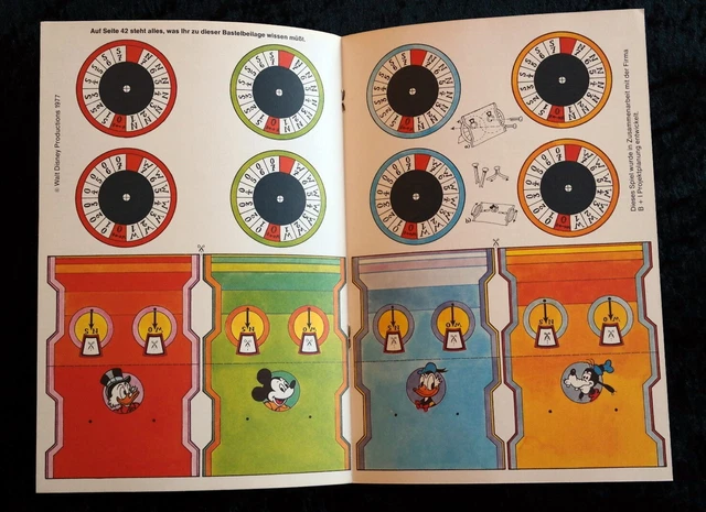 Micky Maus 1977 Heft 23 mit Beilage und Schnipp (Ehapa) TOP Zustand Z0-1 3