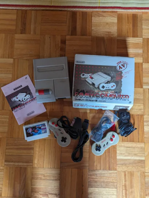 Famicom AV Console Boxed RGB Mod With Game Nintendo NESRGB NES Japan HVC-101