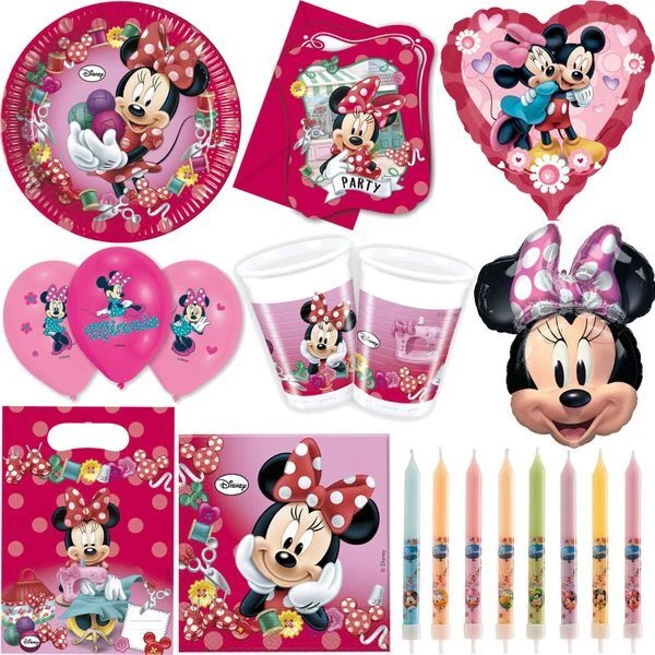 Kit Décoration Anniversaire Schtroumpfs 85 Pièces - Inclut Assiettes, Gobelets, Ballons, Nappe, Serviettes, Décorations - Pour 10 Enfants - 10