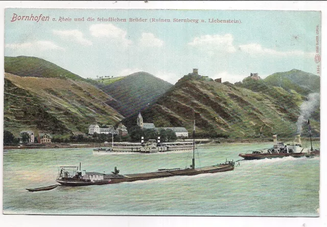 bornhofen  a. rhein und die feindlichen brüder