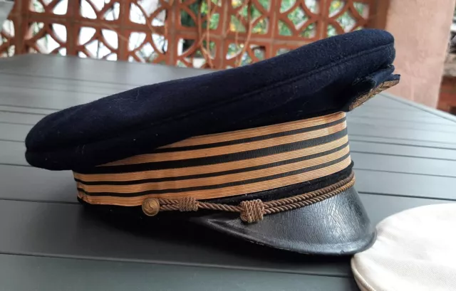 Casquette Mle 1934 Colonel Armée de l'Air France ailes brodées ORIGINAL Tailleur