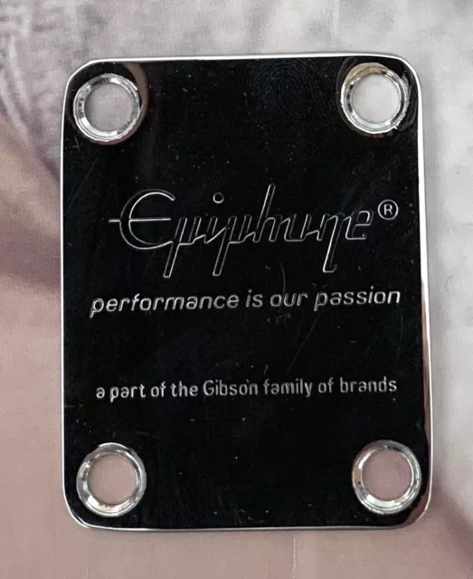 2009 Epiphone Slash "AFD" Les Paul Special-II Electric Guitar Chrome Neck Plate