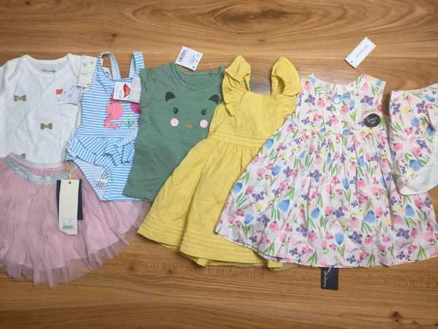 {E805} girls 6-9 months summer bundle all new NEXT M&S Bluezoo