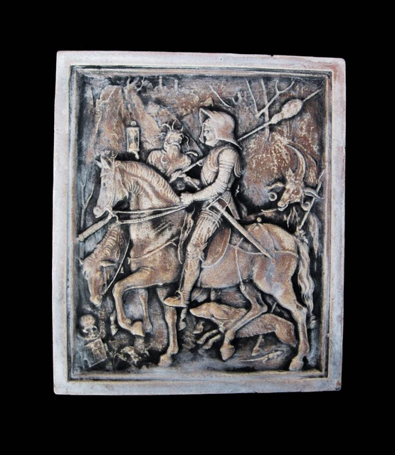 Albecht Durer   Memento Mori   Knight Death  Devil  Gothic Ellison Tile