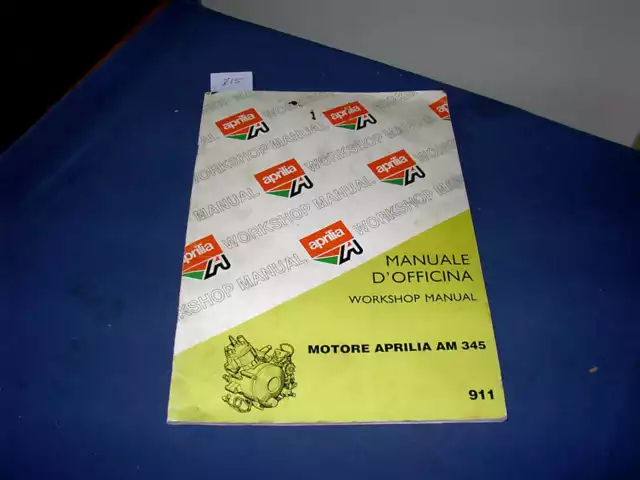 Aprilia Motore Am 345 Genuine Used Workshop Manual