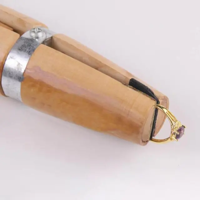 Juego de herramientas de fabricación de joyas ajustable, lápiz de banco, madera, 2