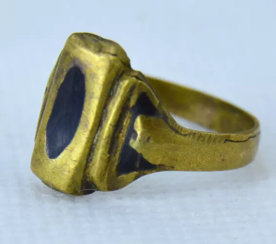 Extremely Rare Ancient Bronze Antique Viking Ring Amazing Very Stunning Artifact