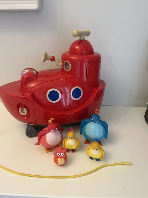 Cbeebies Pull CBEEBIES TWIRLYWOOS BIG Red Boat Pullalong Sound & Lights Working 5 ...