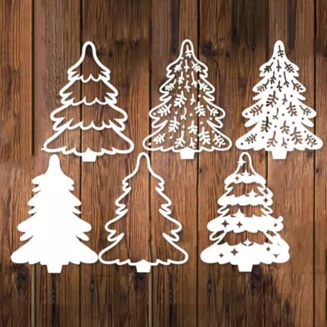 Christmas Trees Metal Cutting Dies Stencil Scrapbooking Diy Album Paper Card