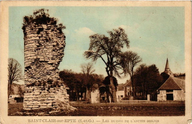 CPA St-CLAIR-sur-EPTE - The Ruins of the Old Dungeon (350119)