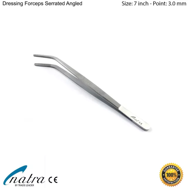18CM Curved Anatomical Clamps Dental Dentist Sewing Op Surgical NATRA