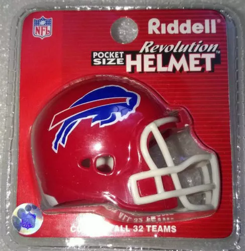 Buffalo Bills Red 2010 Helmet Rare Nfl Riddell Pocket Pro Revolution